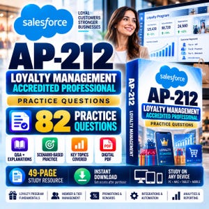 AP-212 Loyalty Management Practice Questions PDF