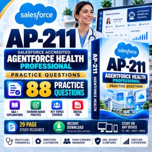 AP-211 Agentforce Health Professional Practice Questions PDF