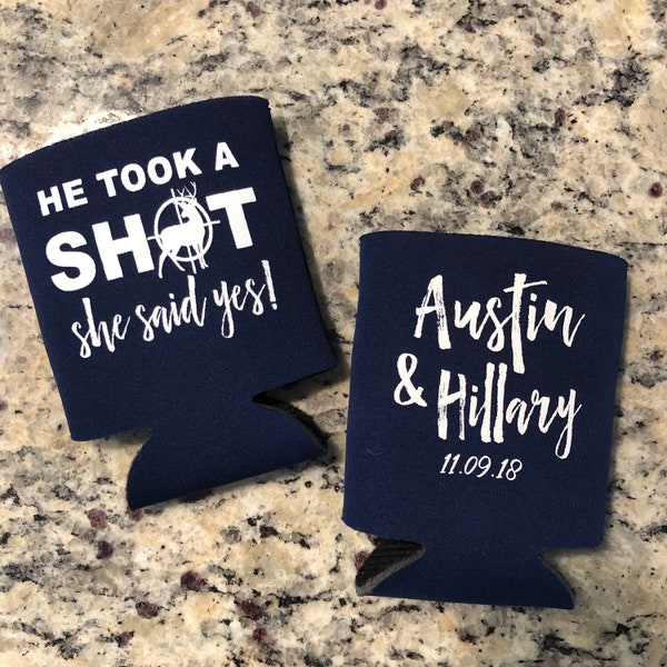 The Austin - Took a Shot, She Said YES Can Cooler/Koozie