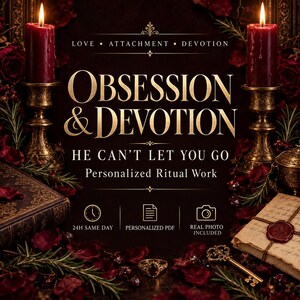 Obsession & Devotion Spell | Deep Attachment, Desire Emotional Fixation