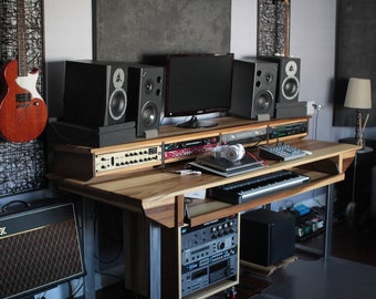 Reclaimed Composer Studio Desk For Audio Video Film Etsy