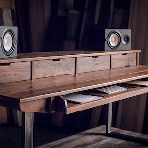 Monkwood SD88 Rustic Studio Desk for Audio / Video / Film / Editing / Production image 4