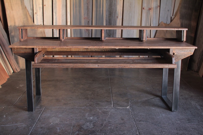 Monkwood SD88 Rustic Studio Desk for Audio / Video / Film / Editing / Production image 10