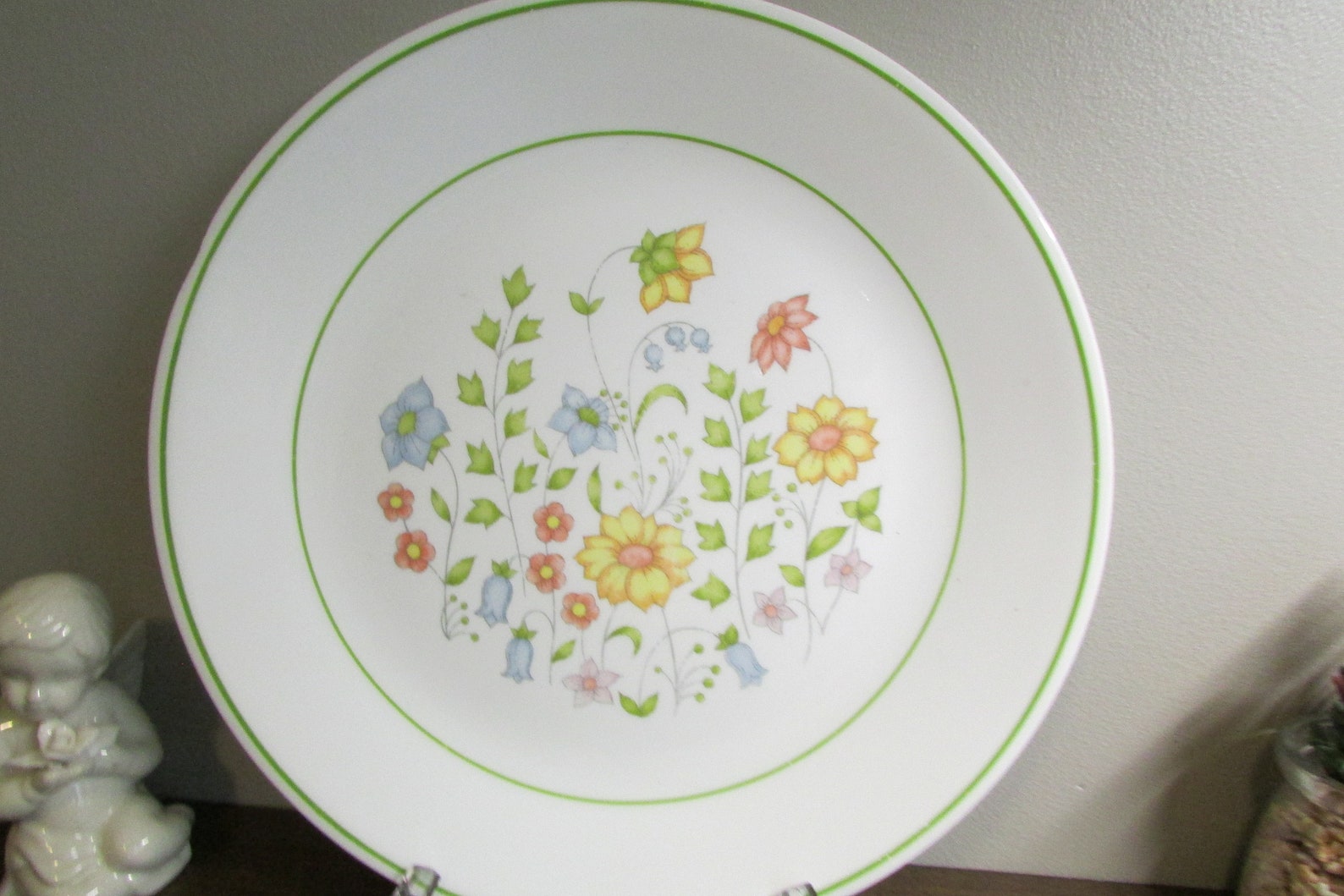 Corelle Meadow Pattern 10 Plate Country Garden Flowers Etsy