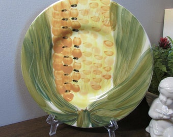 Pfaltzgraff 8" Salad Plate, Central Market Corn Pattern, Decorative Kitchen Must Have, Plate Rack Addition, Farm Home Decor