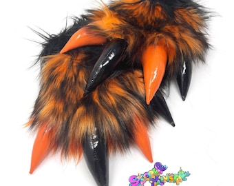 Patas naranjas y negras - Cosplay