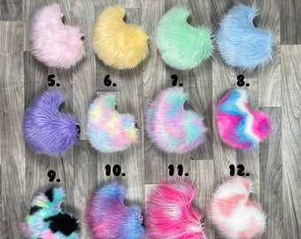 Pastel Nub Tails - Furry Tail - Cosplay Tail - Costume Tail