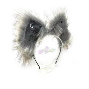 Small Gray Ears Cosplay Fur suit Ears image 2