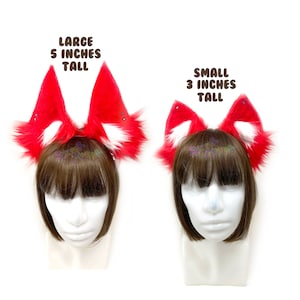 Red Cat Ears - Cosplay - Fox Ears
