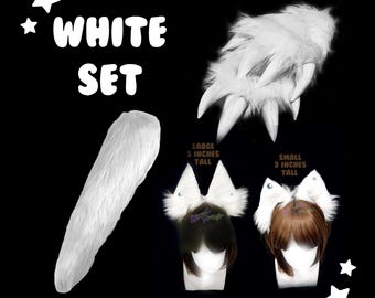 White Animal Set - Halloween Outift - Cosplay