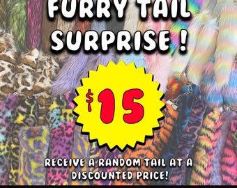 Furry Tail Surprise - Cheap Tail - Discounted Tail - Therain Tail - Cosplay Tail
