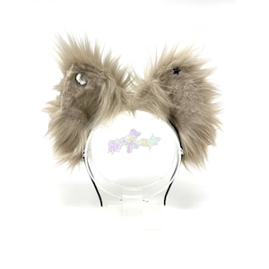 Tan kitty ears - cosplay - furry ears