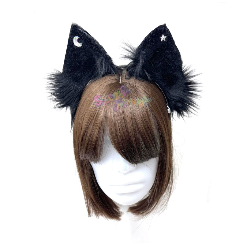 Large Black Ears Cosplay Furries image 3