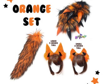 Orange & Black Animal Set - Halloween outfit - Cosplay