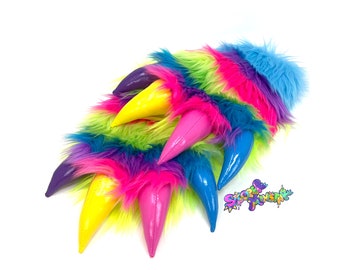 Rainbow Raver Paws - Cosplay - Furry