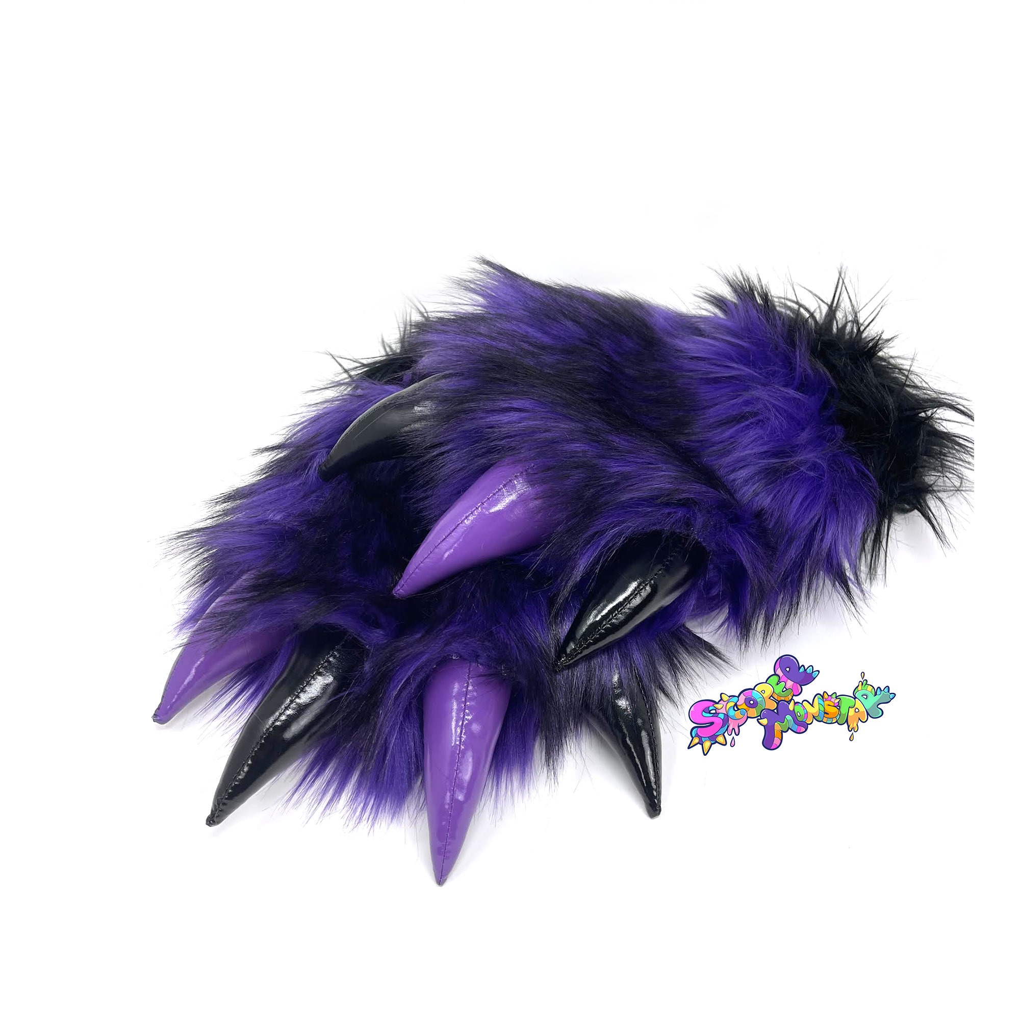 Purple & Black Paws - Etsy