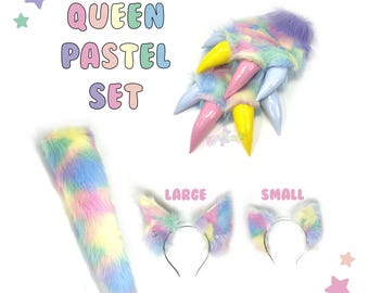 Queen Pastel Animal Set - Halloween Costume - Cosplay