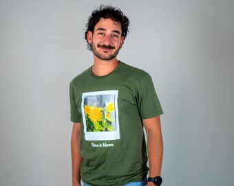 Camiseta Born to Bloom – algodón suave