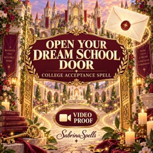 College Acceptance SPELLs | University Admission & Dream School Manifestation | Powerful Personalized Candle Ritual