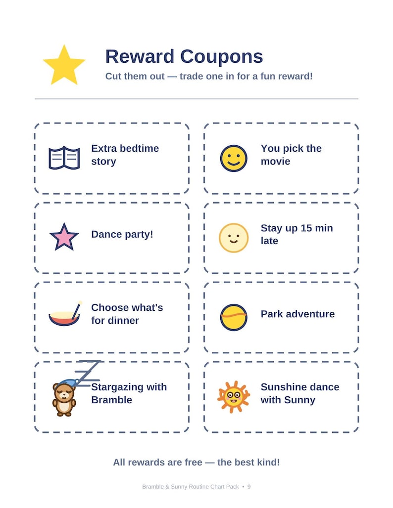 Editable Routine Chart for Kids, Printable Morning Bedtime Routine ...