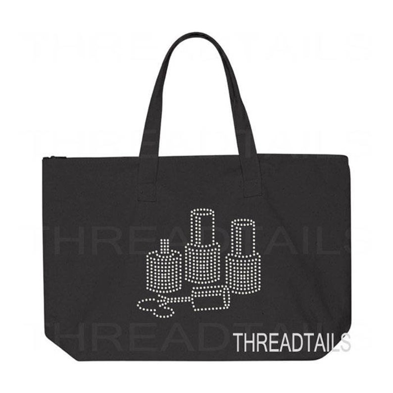 Nail Polish Tote Bag. Nail Tech Bag Manicurist Tote Etsy