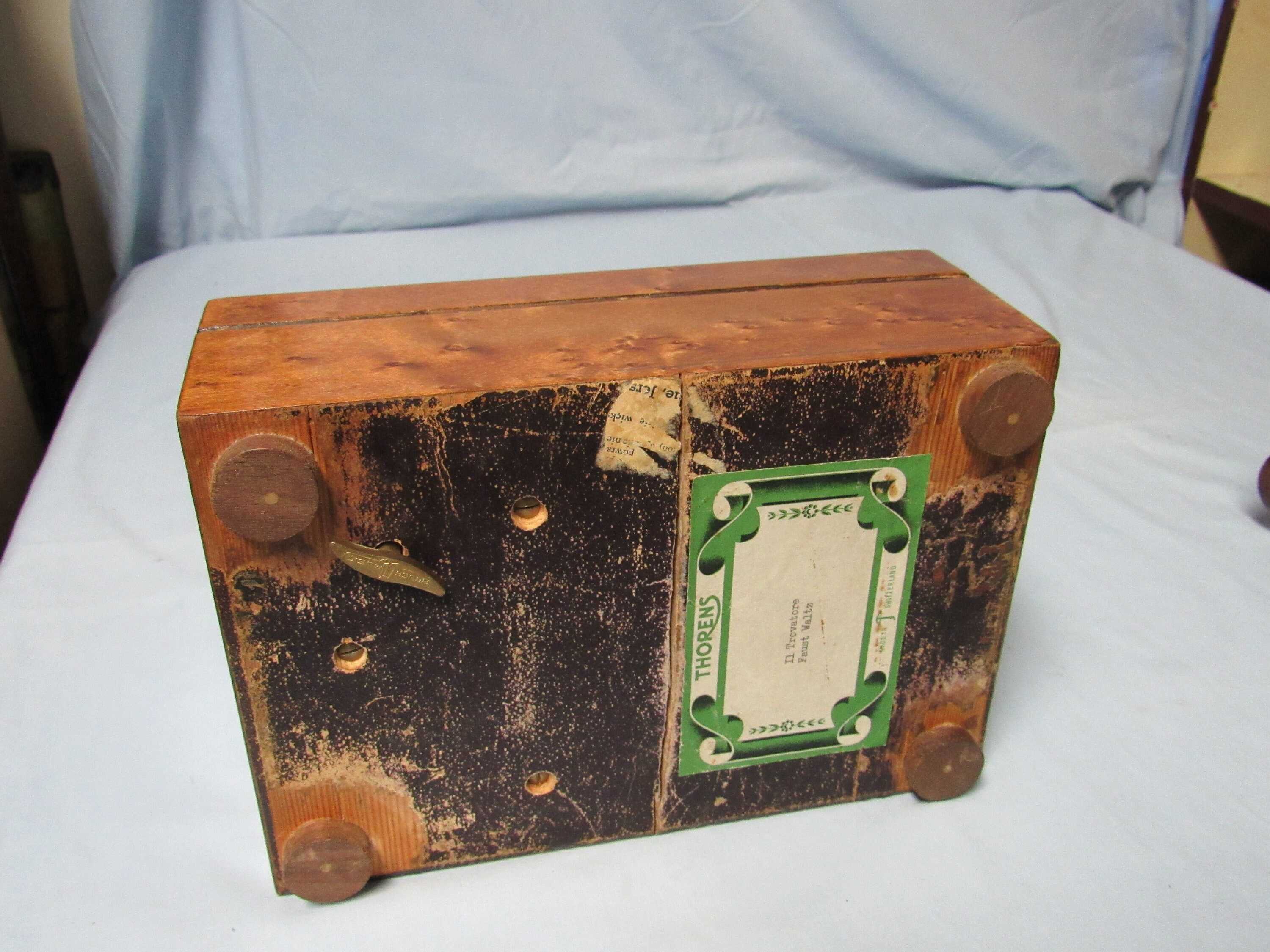 Music Box Maker Vintage Custom Restored Antique Box with Etsy