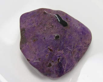 Old Sugilite raw Nugget 31 grams deep Lavender Lilac uniform color gemstone opaque specimen
