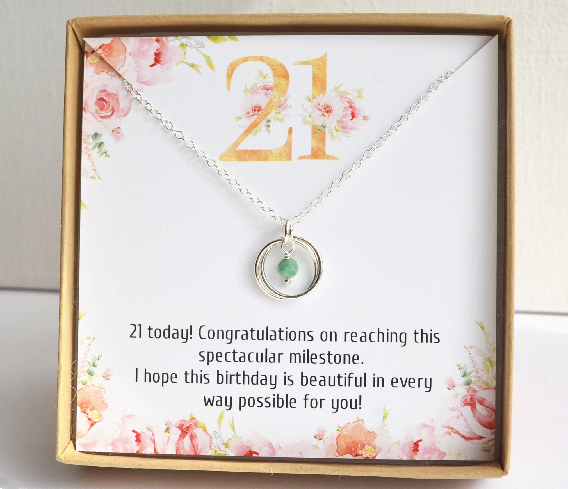 13th Birthday Gift for Girl, 13th Birthday Necklace for Daughter, Teenager  Granddaughter Niece Sister 13th Birthday Gift, 13 Years Old Girl 