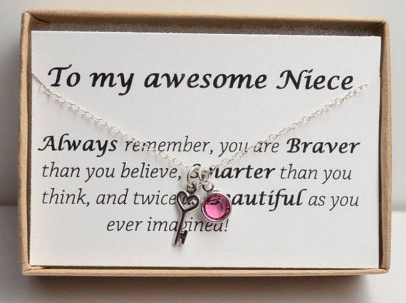 Gift for Nieceniece Necklaceback to School Giftlittle Girl Etsy