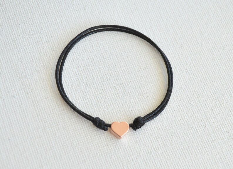 Red String Heart Braceletwaterproof Boyfriend Girlfriend Gift Etsy