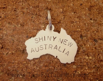 Choose Your Country -Keychain -  Handmade Artisan Custom Charm  United States, Australia, UK