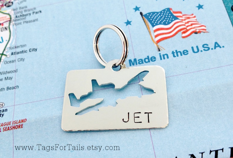 A-10 Warthog Airplane Pet Tag Handmade Custom Pet ID Charm | Etsy