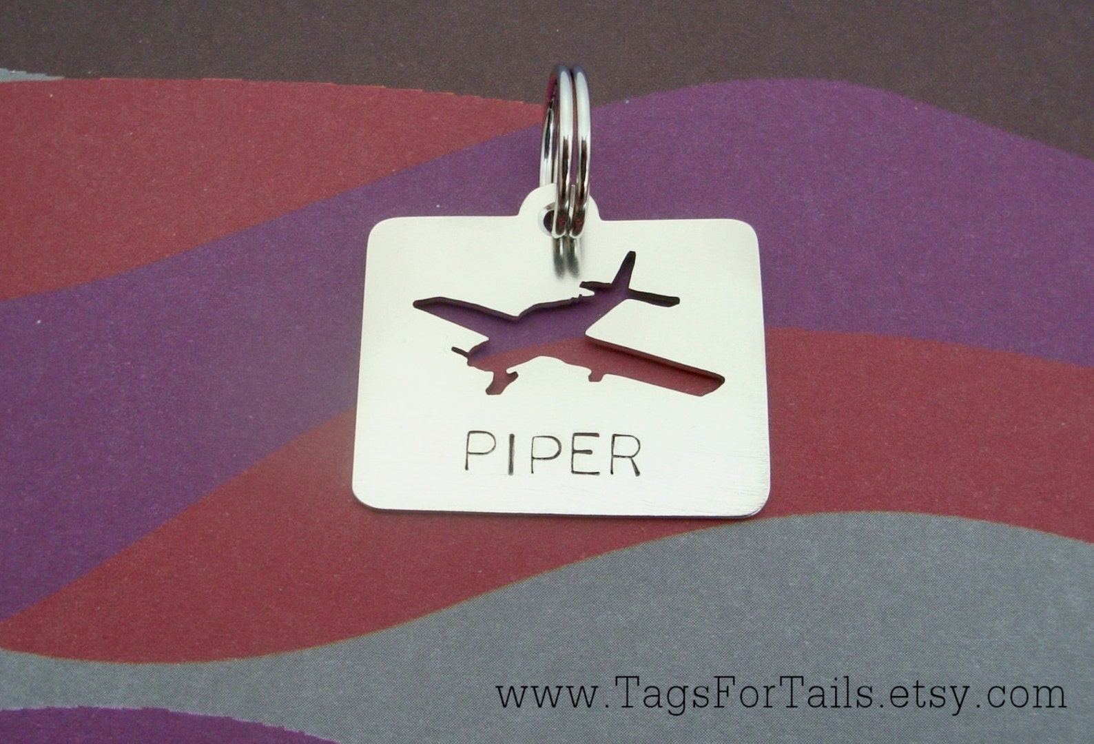 Piper Archer Plane Pet Identification Tag Pet ID Tag Dog Etsy