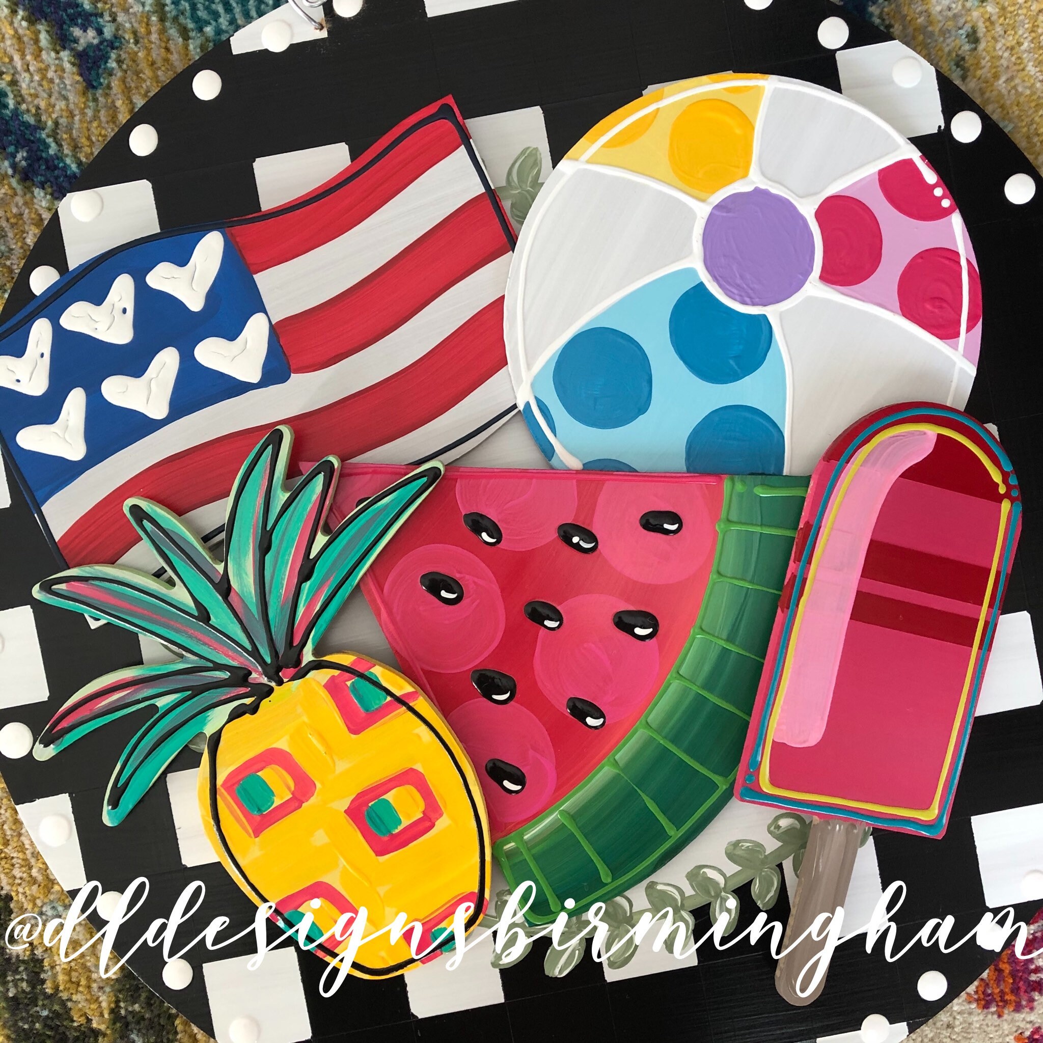pineapple beach ball