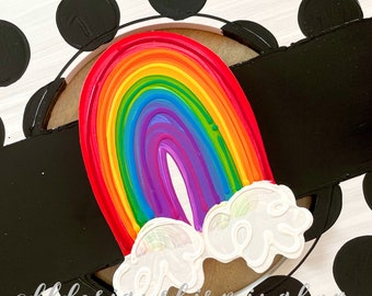 Rainbow door hanger attachment interchangeable hope