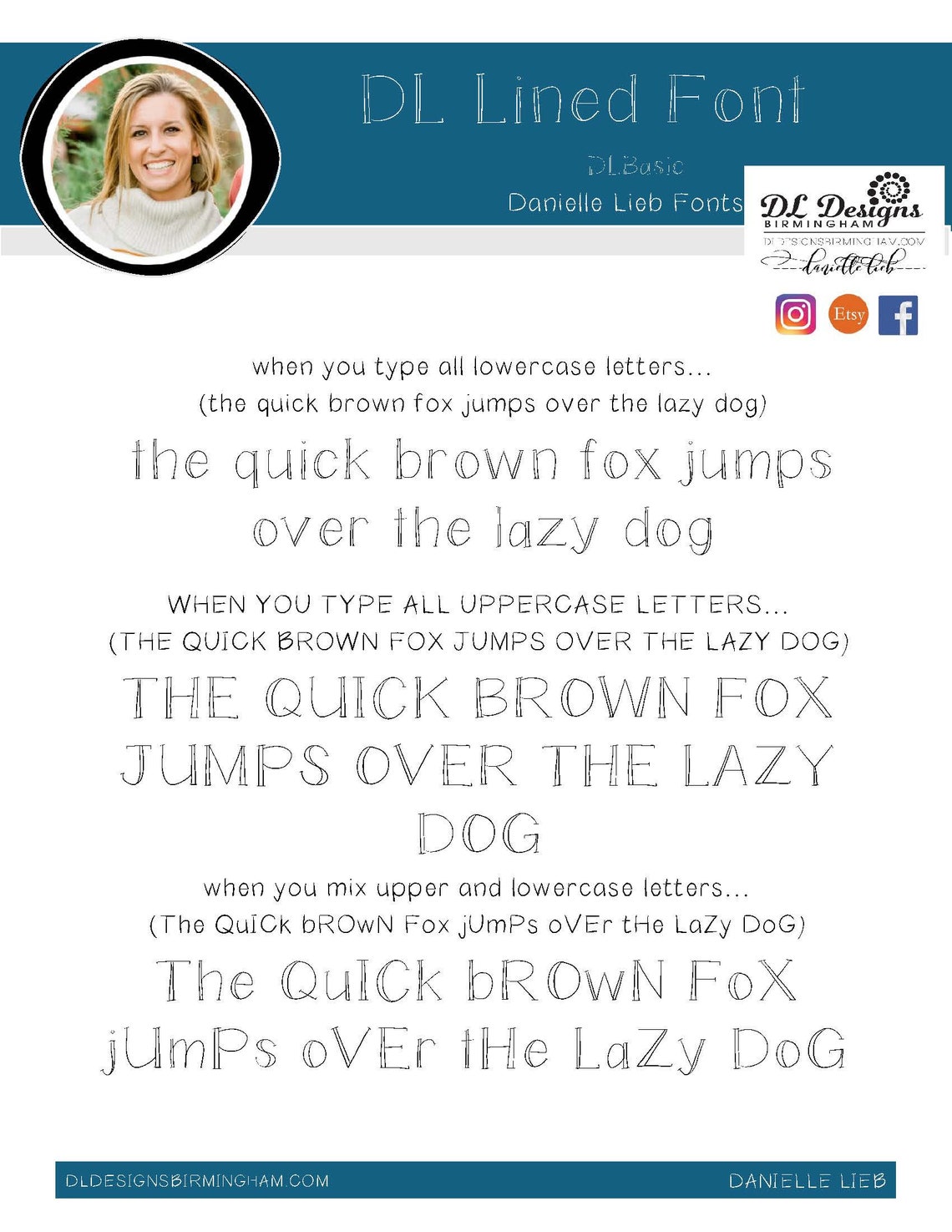 DL LINED Font a Double Line Hand Lettered Everyday Dldesignsbirmingham ...
