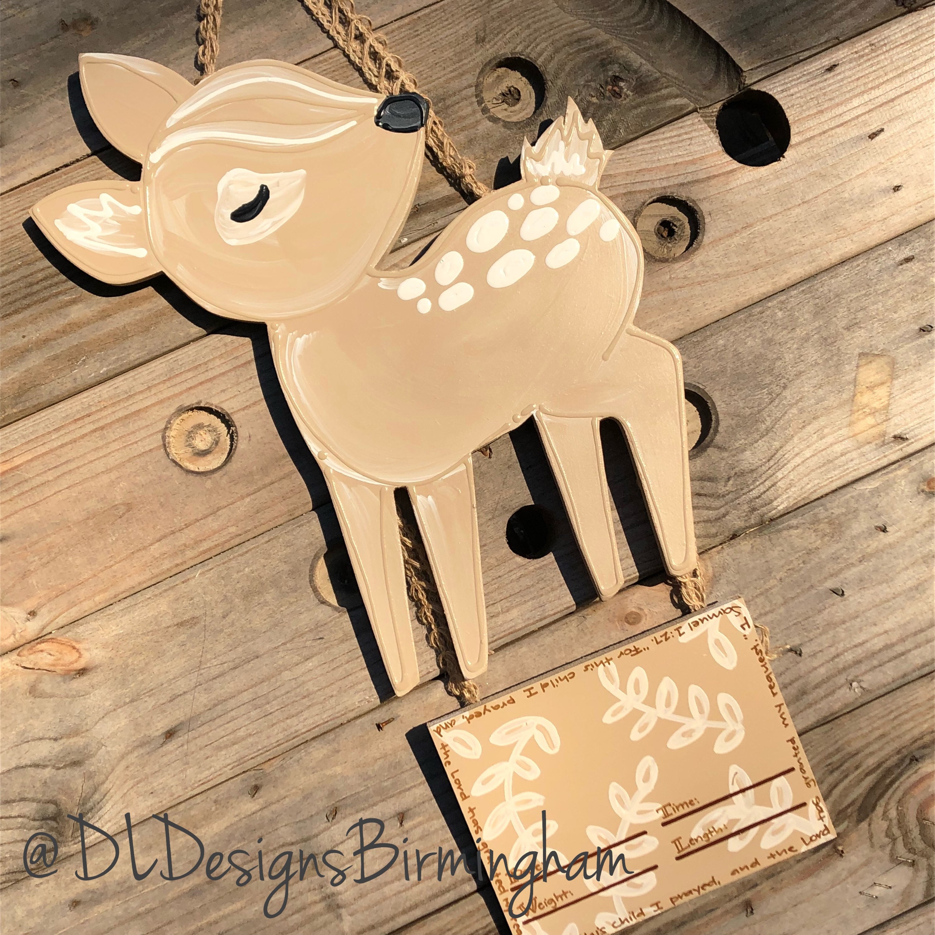 Hospital door hangers, boy door hanger, baby door hanger, deer door hanger,  hunting nursery decor, hunting door hanger,hospital door hanger