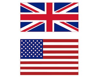 SVG, GSP American & British Flags, Instant Download