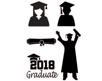 SVG, Studio3 5 Graduation Files, 2018 Graduate, svg Studio3 Instant Download
