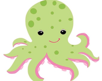 SVG, GSP Octopus, Instant Download for Silhouette & Cricut