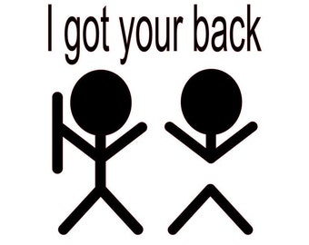 SVG, GSP I Got Your Back, Files for Silhouette & Cricut, Instant Download