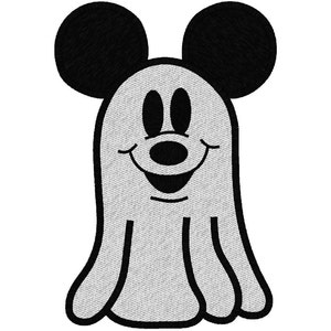 Mr. & Mrs. Mouse Ghost in 6 Sizes, Machine Embroidery Design image 5