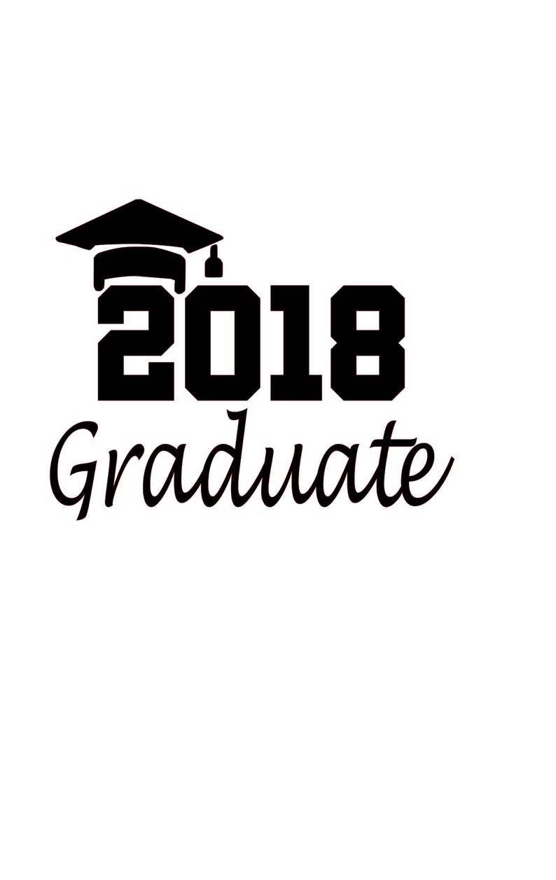 SVG, Studio3 5 Graduation Files, 2018 Graduate, svg Studio3 Instant Download image 5