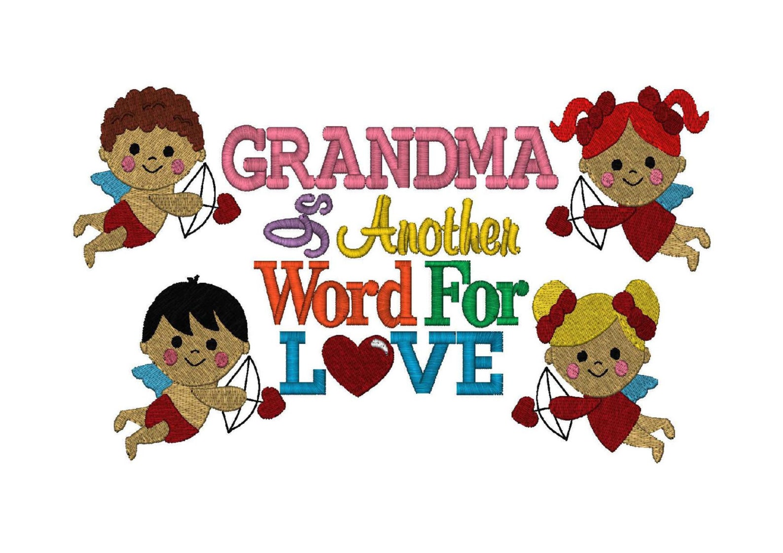 Grandma is Another Word for Love Verse in 6 Sizes Etsy UK
