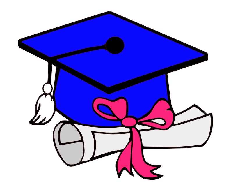 Download Svg Instant Download Graduation Hat Diploma Svg