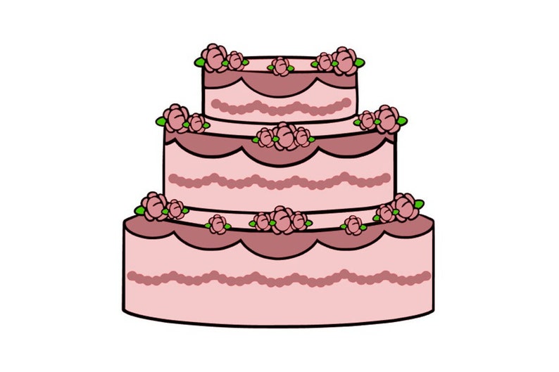 Download Kits How To Craft Supplies Tools Svg Studio3 Instant Download Gsp Wedding Cake Svg 2 Files For Silhouette Cricut
