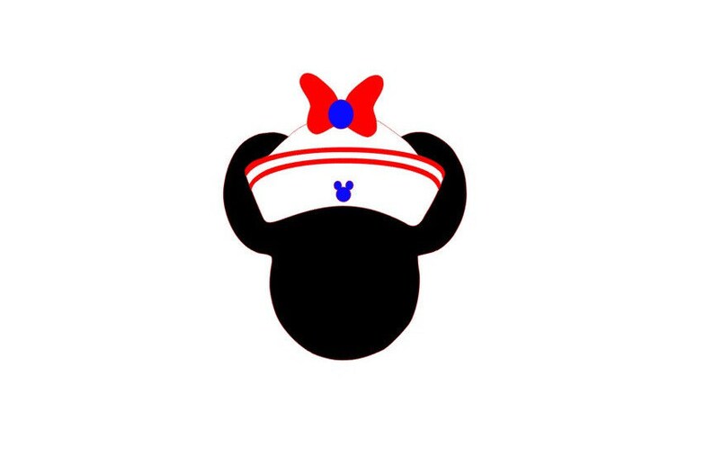 GSP Minnie Mouse Sailor Instant Download SVG