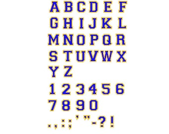 SVG, GSP Varsity Font Instant Download