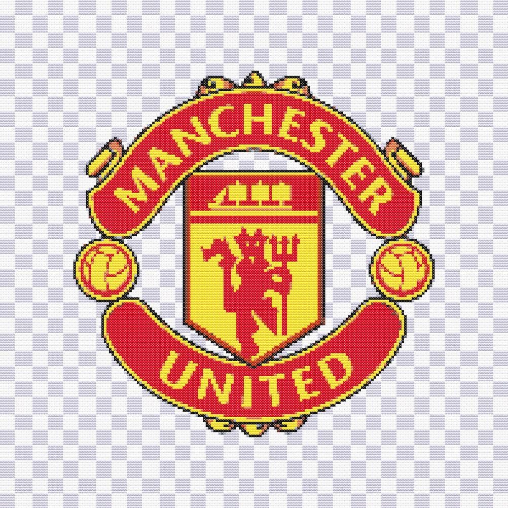 Manchester united logo embroidery - Etsy 日本