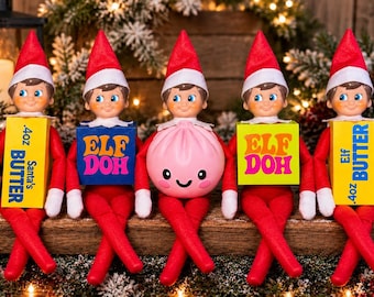 Elf Dumpling & Butter Props | Christmas Holiday Accessories (3D Printed)|Elf Costume| Elf Magic